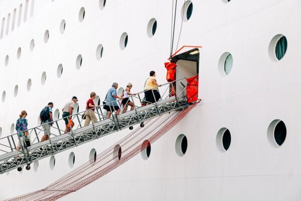 What is a gangway on a cruise ship?